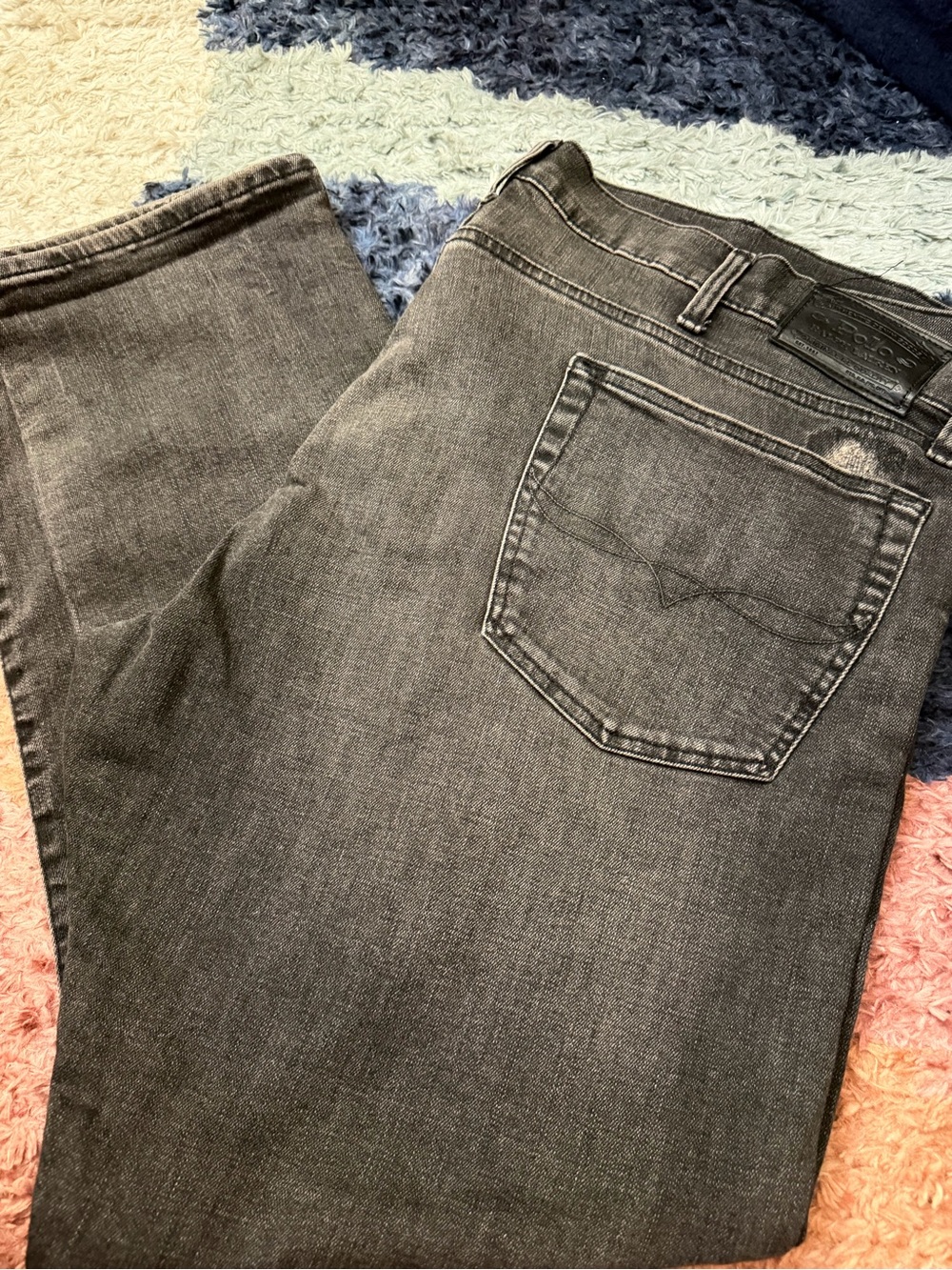Polo by Ralph Lauren Men's Charcoal Slim Straight Jeans